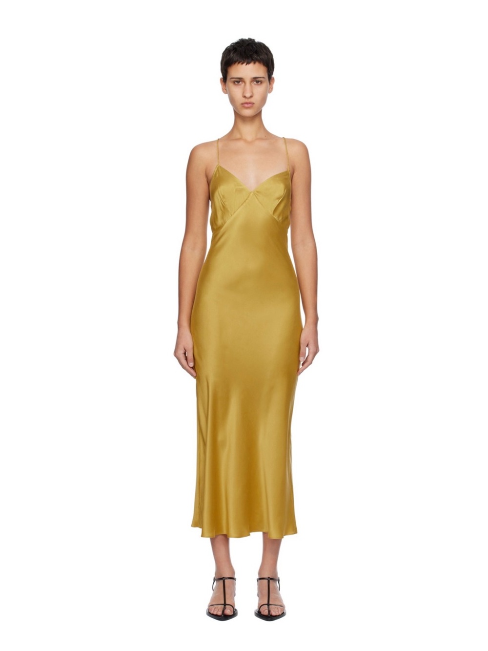 Silk Laundry Maxi Slip Dress